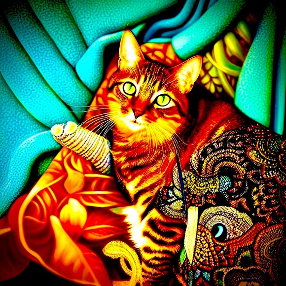 12 Different Art Prints, Unique, Whimsical, 81/2” x 11" Signed, Dated by Artist - Picture 12 of 12